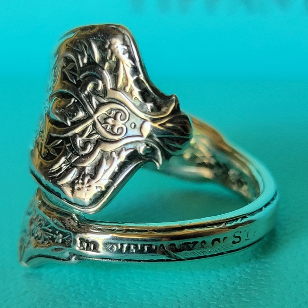 1872 Tiffany & Company Persian Spoon Ring in Sterling Silver #92